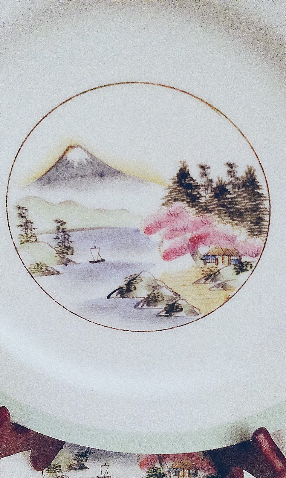 Kutani Dinner Plate, Vintage Dinner Plate, Japanese Plate, Hand Painted Plate