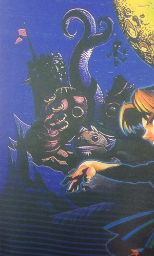 LINK / LEGEND OF ZELDA Video Game ADVERTISING Color Fabric Hanging Poster Banner