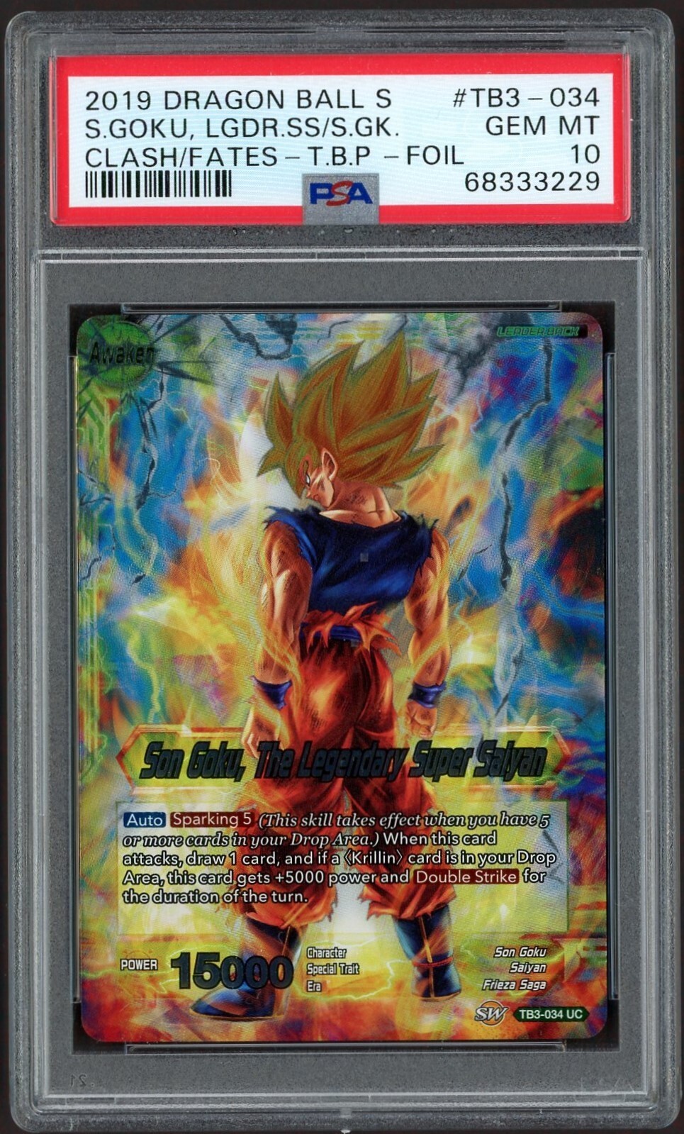 Dragonball Super Leader Card Son Goku the Legendary Super