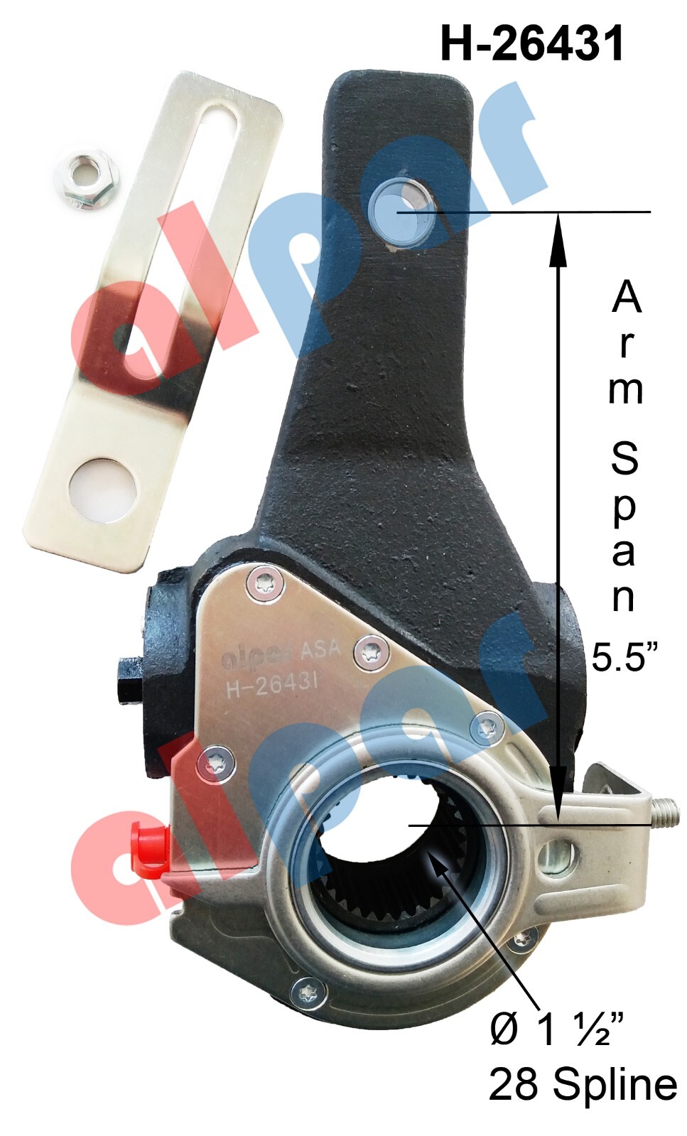 Automatic Slack Adjuster, 28 Spline, x 5.5