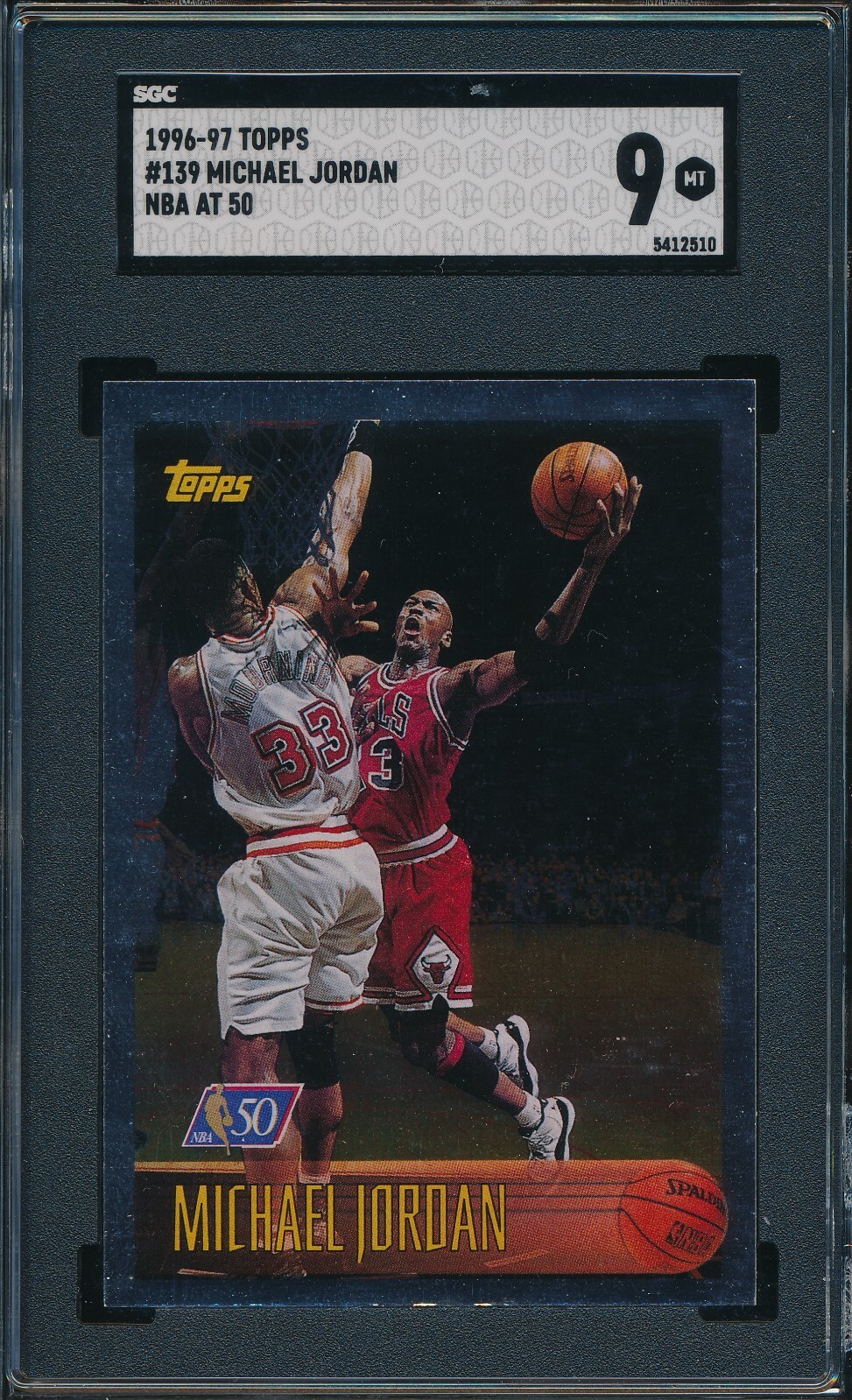 Topps - マイケルジョーダン　カード96-97 topps  NBA 50    PSA8 Michael Jordan 1996-97 Topps #139 NBA 50th PSA 8 NM-MT