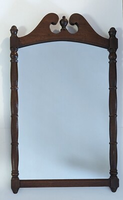 Vintage 1930s Rustic Wood Mirror