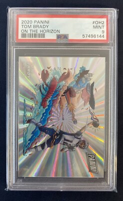 2020 Panini On The Horizon Tom Brady Patriots PSA 9 SSP Like A Kaboom Downtown