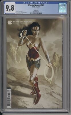 WONDER WOMAN #767 - CGC 9.8 - JOSHUA MIDDLETON CARD STOCK VARIANT