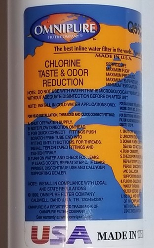 Omnipure Q5633 Replacement Filter Cartridge