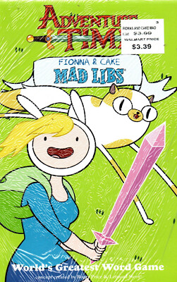 Fionna and Cake Mad Libs (Adventure Time) - Paperback -New