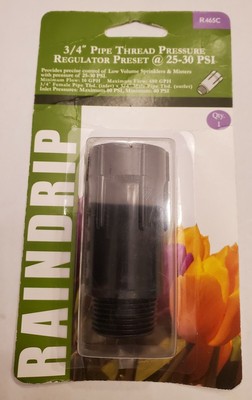 Irrigation Equipment Pressure Regulator