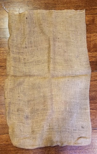 Vintage Burlap Northern Canadian Goose Potato Feedsack