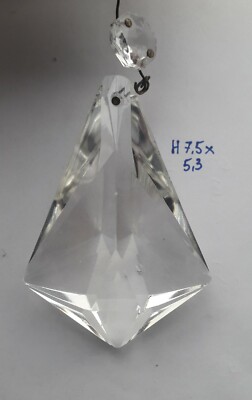 24 Gocce Cristallo Per Lampadari - 38 Mm, Trasparenti, Con Perline, Per Matrimoni E Decor - Foto 5