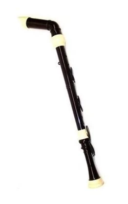 Tudor Bass Key of F W/ Bocal & Double Bell Keys Recorder