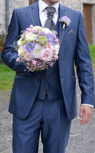 Anzug | Hochzeit | Wilvorst / After Six | Weste Plastron | Hose | Gr 48