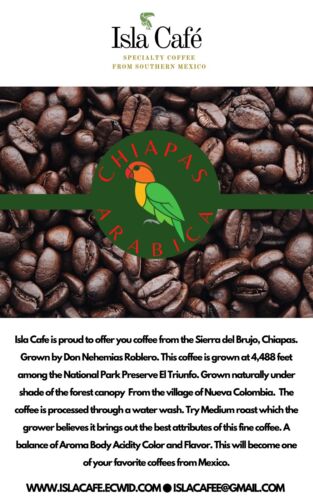Mexican Roast Arabica Coffee Chiapas