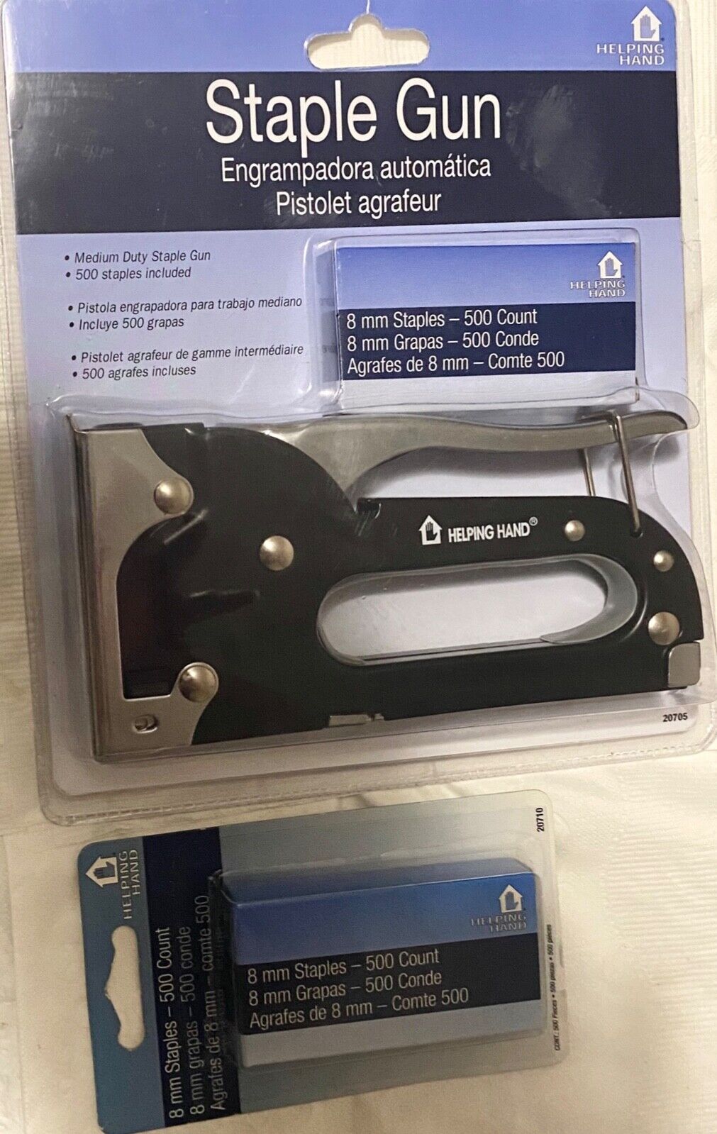 Helping Hand Medium Duty Staple Gun with Staples Helping Hand Medium Duty Staple Gun with Staples