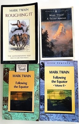 Circle the globe with Mark Twain as your guide in these five classic volumes