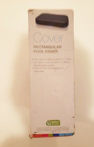 Genuine Intex (58412EP) Rectangular Pool Cover 120 in x 72 in. New in box