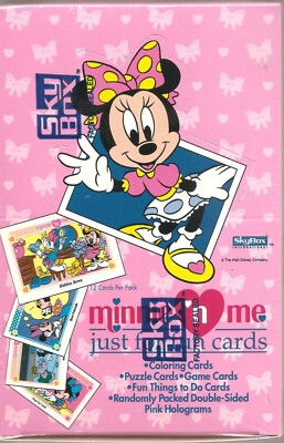 Minnie Mouse N Me Just For Fun 1992 Vintage SKYBOX SEALED BOX