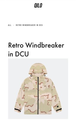 Qilo Tactical Desert CAMO Windbreaker, Size LARGE Brand New.のeBay