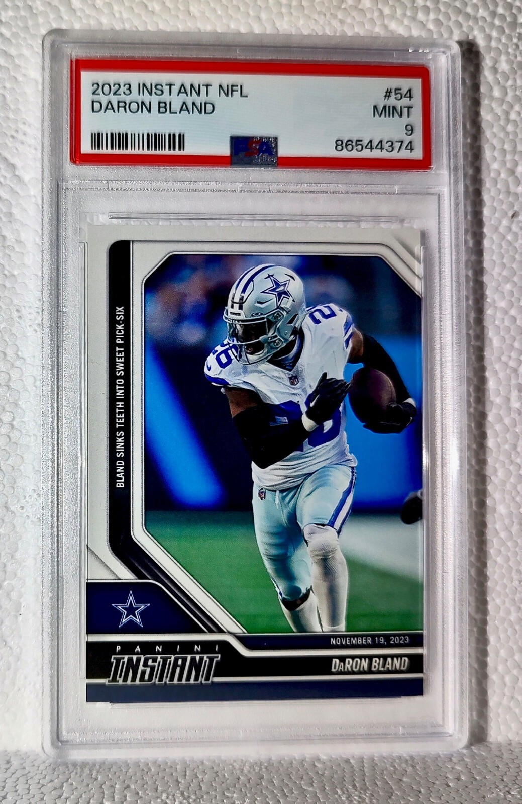 TJ BLAND｜DRAFT PAC 156 Daron Bland 2023 Panini NFL #54 Card 1 of 401 Ties Pick-6