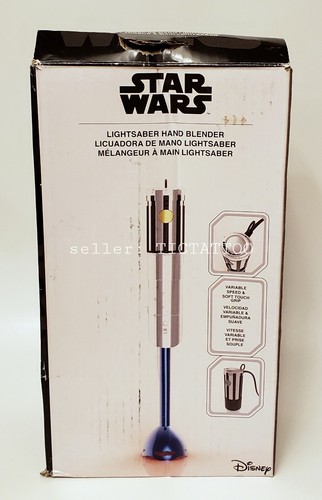 Hand Blender Jedi Blue Disney Skywalker New Damaged Box