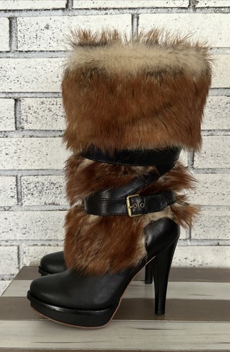 【美品】UGGアグ22.5cmヒールファーミドルブーツ　foxley boots $_12.JPG?set_id=880000500F