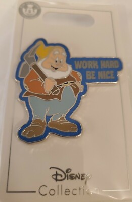  Disney Parks Happy Work Hard Be Nice Pin Seven Dwarves 
