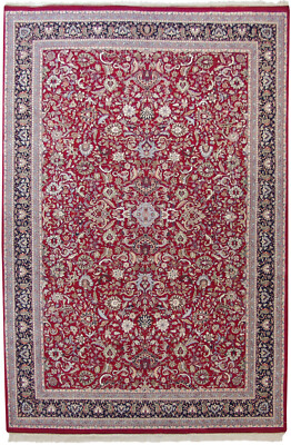 RRA 12x18 IndoKashan Allover Red Field Rug 33800