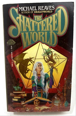 THE SHATTERED WORLD Michael Reaves BAEN Fantasy 1ST PRINTING
