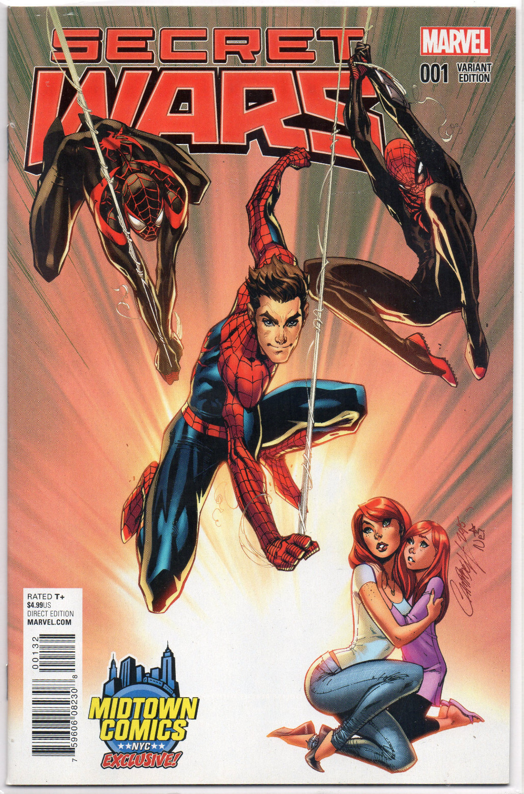 アメコミ】X-men 1 J.Scott Campbell Midtown X-Men #1 (Midtown