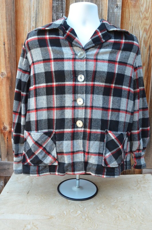 ジャケット・アウター SPECIALs PENDLETON 50s Wool Jacket Vtg 50s Pendleton Women's 49er Wool Jacket Rockabilly Plaid Medium