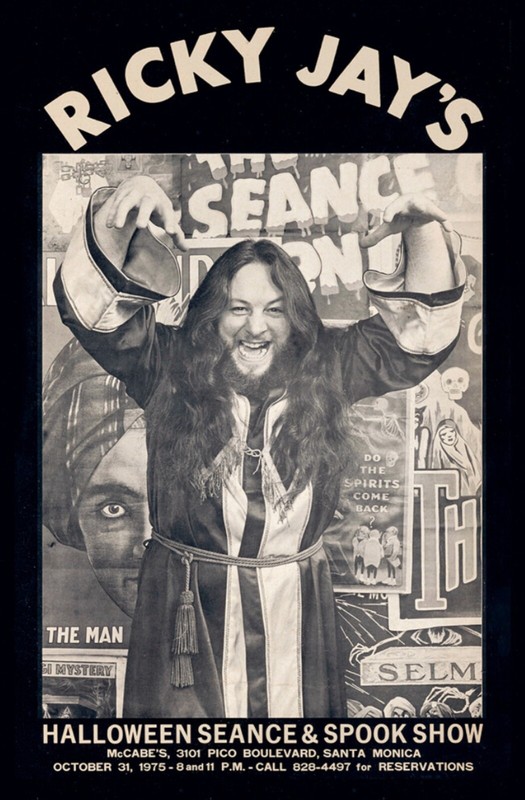 RICKY JAY HALLOWEEN SÉANCE & SPOOK SHOW POSTER REPRINT / Magic Poster Reprint