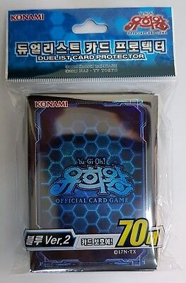 Yu-Gi-Oh Card Sleeves “Blue Ver.2” (70pcs) / Korean