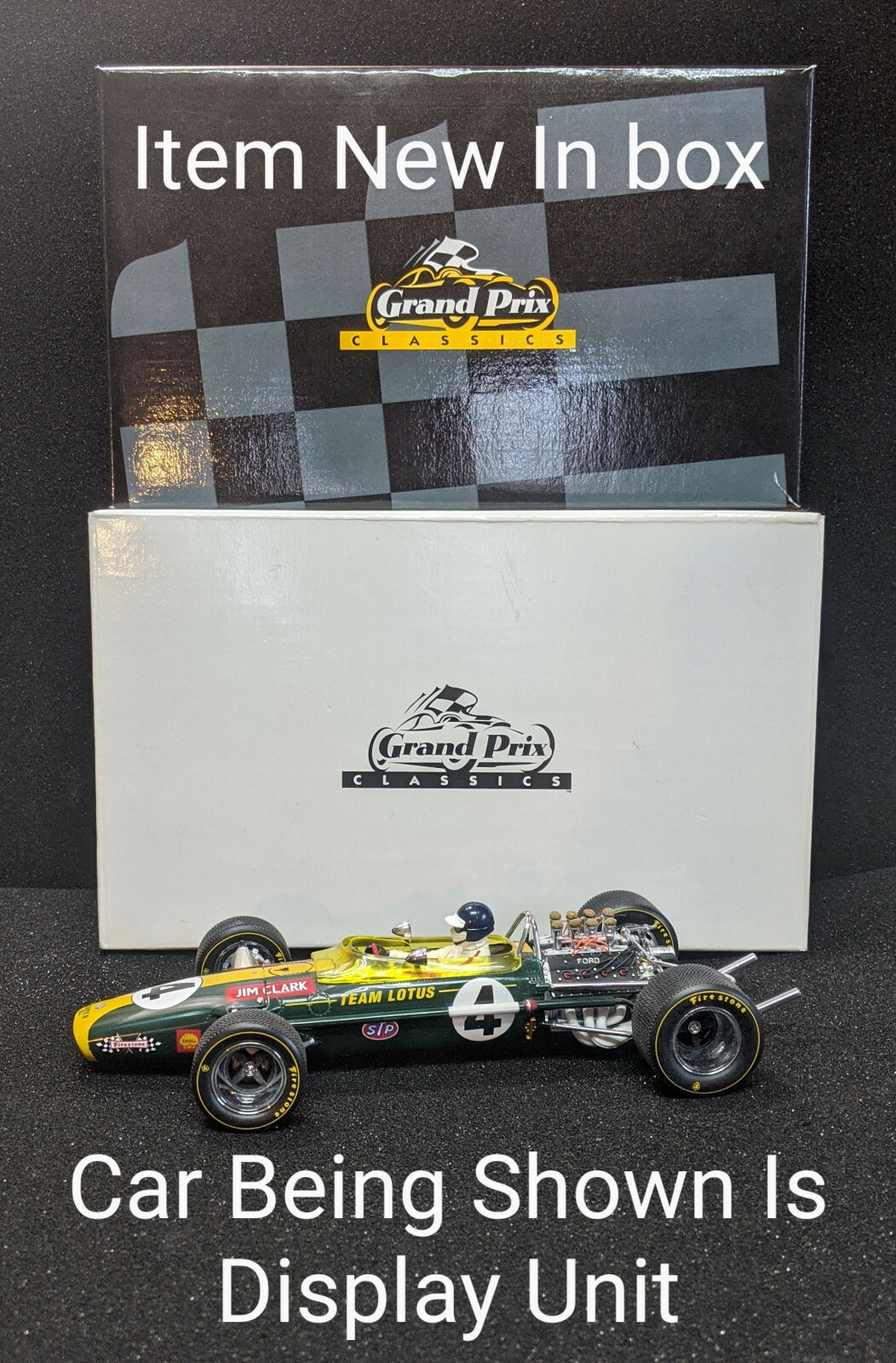 Grand Prix Classics- Exoto 1968 Lotus 49 Jim Clark #4 New