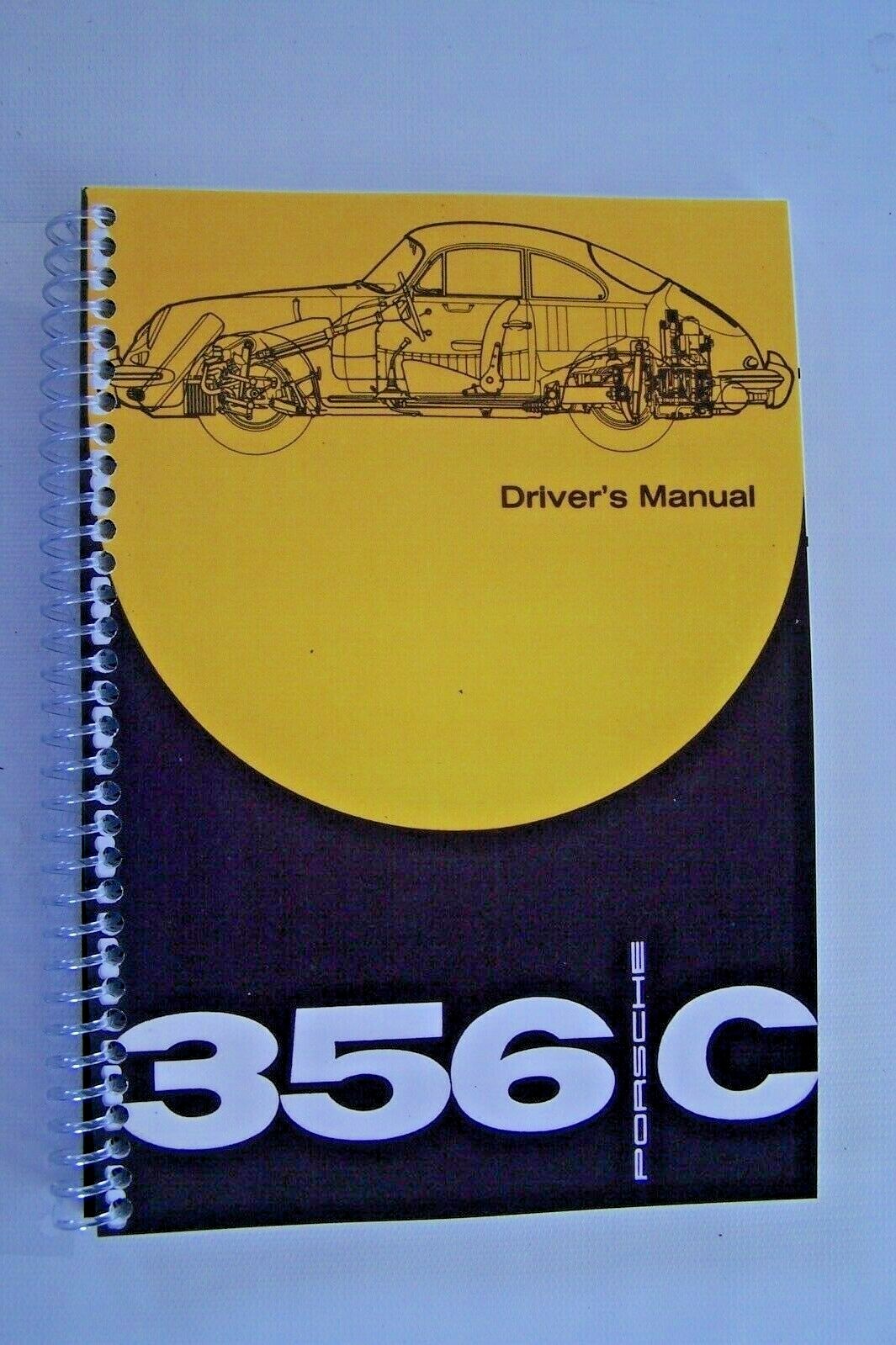 1964 1965 Porsche 356c Coupe Convertible Owners Manual New Factory