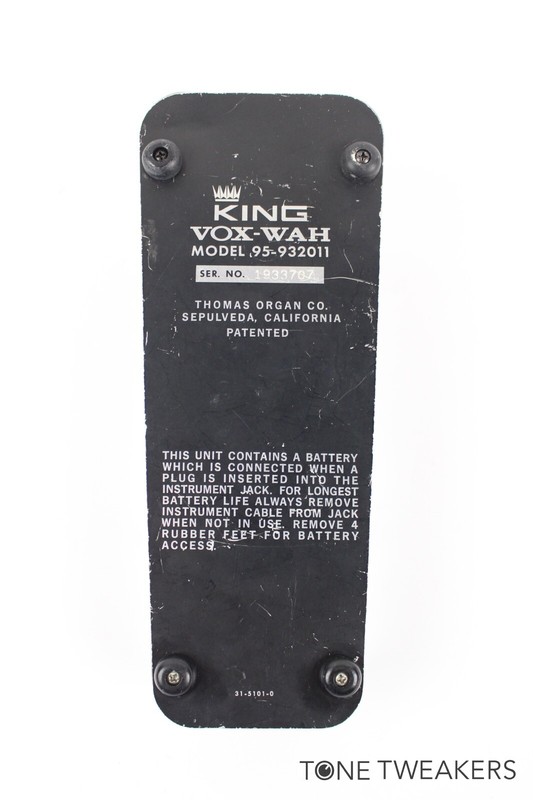 KING VOX-WAH (70年代？)95-923011 ワウペダル King Vox-Wah Model 95-932011 wahwah pedal 4 guitar clavinet