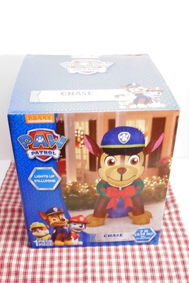 NIB PAW PATROL Big 7ft Airblown CHASE Light Up Inflatable Christmas Yard Decor