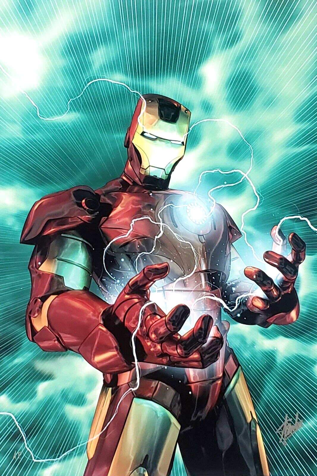 Marvel Comics Iron Man Legacy #2 STAN LEE SIGNED Brandon