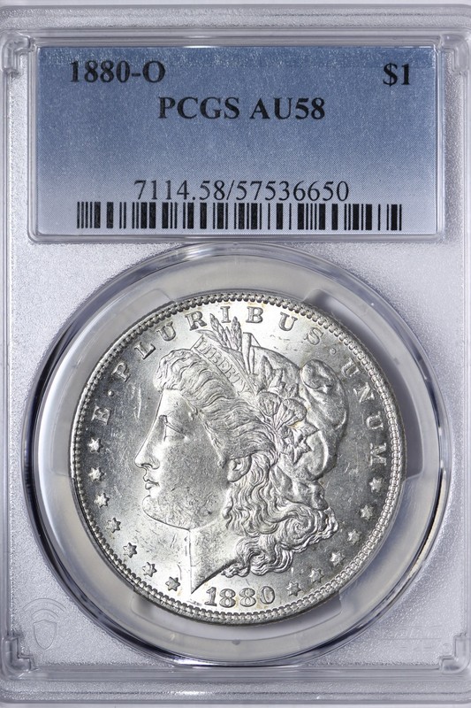 PCGS NCG アンティーク　銀貨　ピアストル 1880-O Morgan Silver Dollar PCGS AU58 Popular Date! ZJLM | eBay