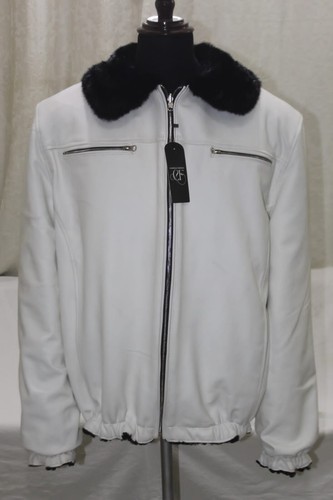 Pre-owned Handmade Reversible Persian Lamb Fur & Leather Jacket Coat All Sizes Colors In Red