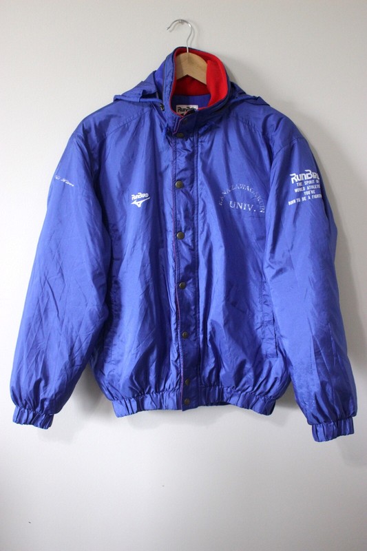 RUNBIRD MIZUNO Kanazawagakuin University vintage track jacket blue