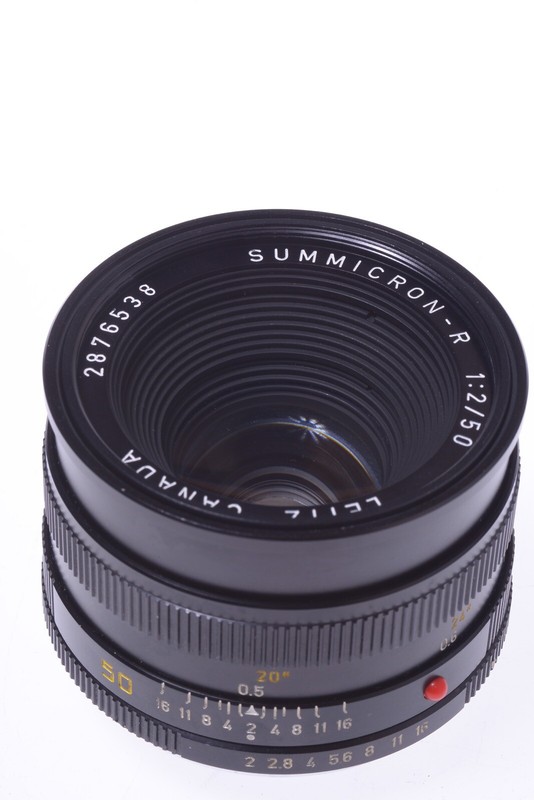 Leica SUMMICRON-R 50mm f/2.0 レンズ Leica Summicron-R 50mm F2 Lens. Germany. 3 CAM. Filter