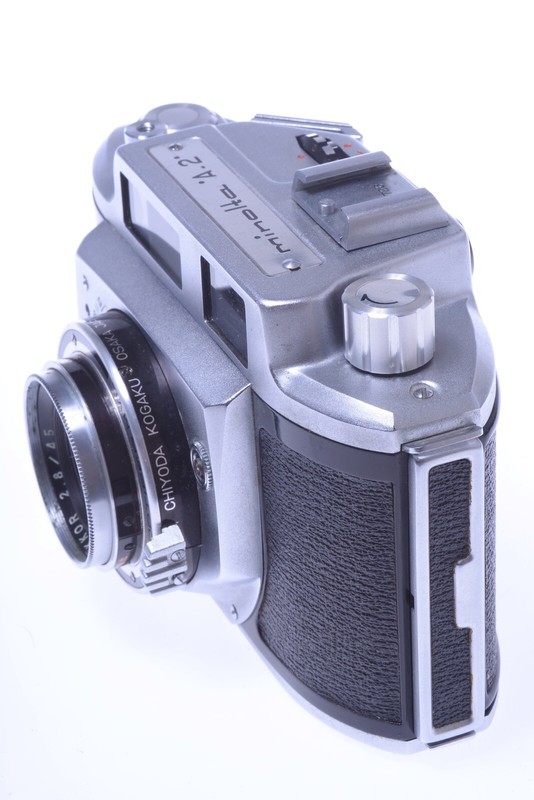 ✓ MINOLTA A-2 A2 35MM RANGE FINDER CAMERA *VERY NICE* 45MM 2.8