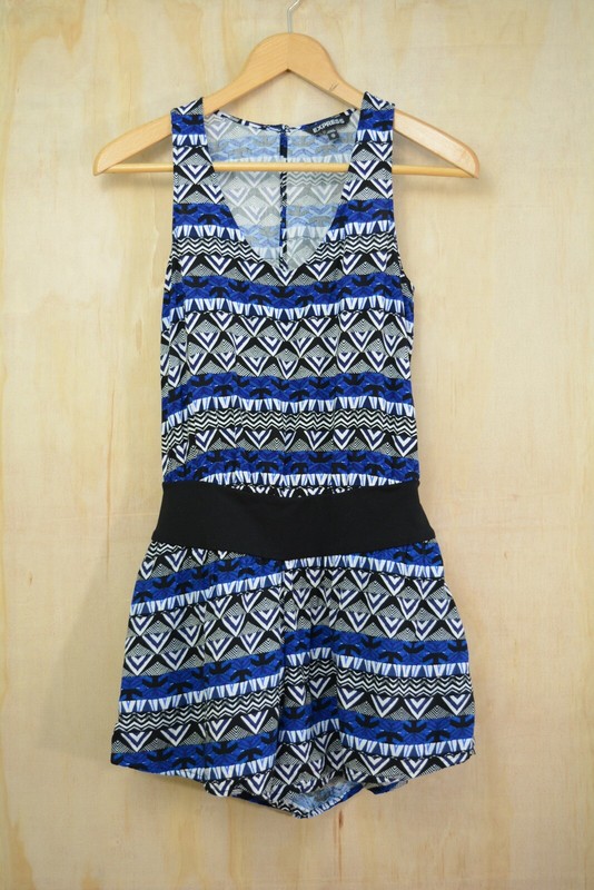 express blue romper