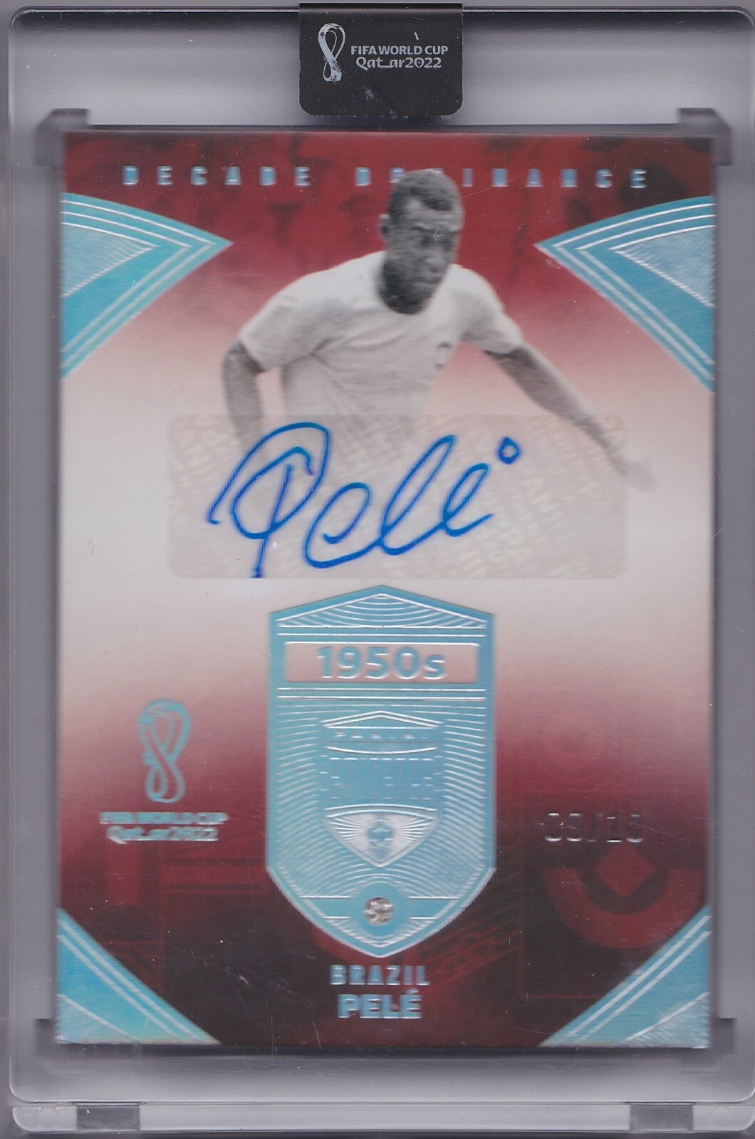 2022 Panini EMINENCE FIFA World Cup PELE 1950s Decade 2022 Panini EMINENCE FIFA World Cup PELE 1950s Decade