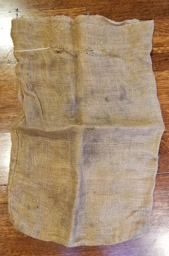 Vintage Burlap Northern Canadian Goose Potato Feedsack