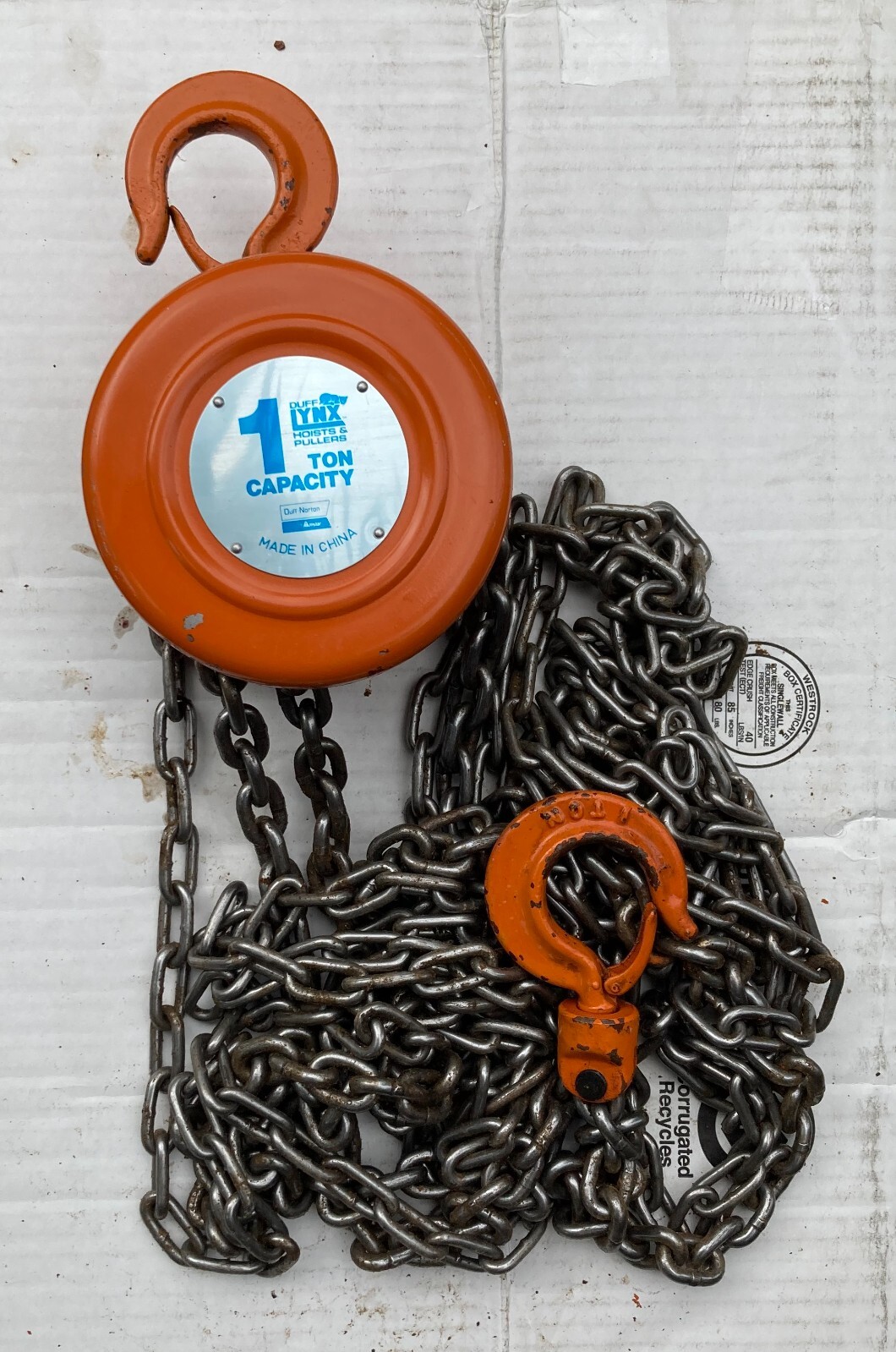小物 p.b.d 10c long chain Gunnebo 3/8