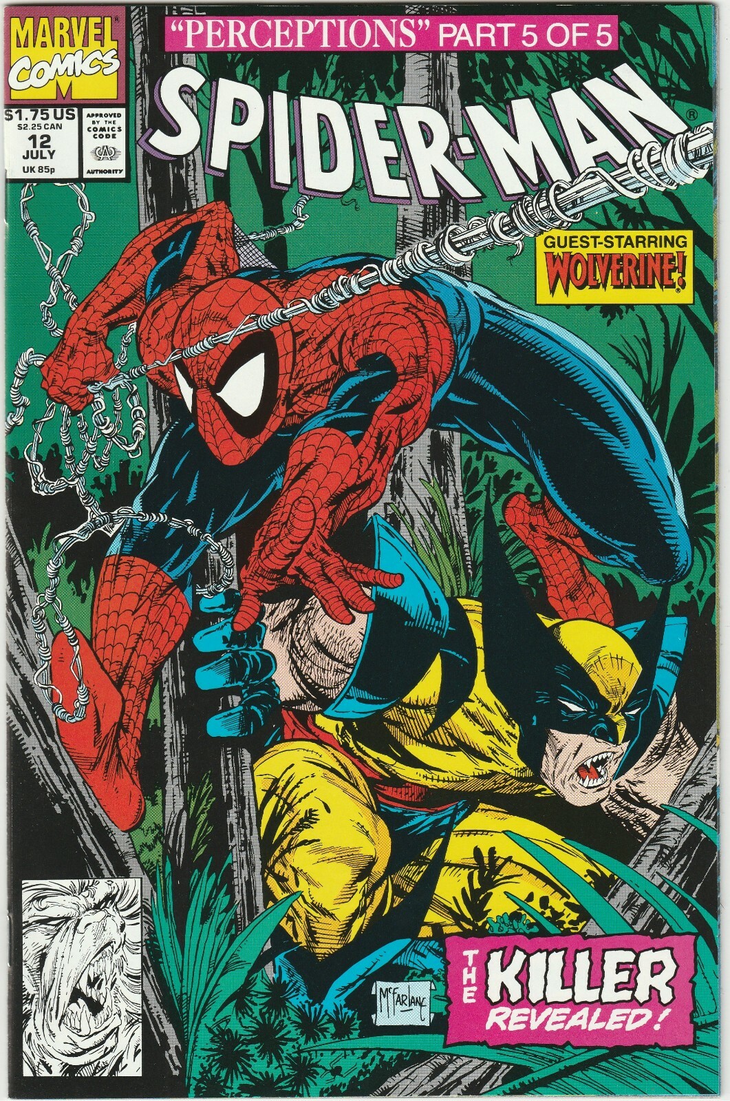 SPIDER-MAN: PERCEPTIONS PART 5 OF 5 #12 JULY 1991 - MARVEL