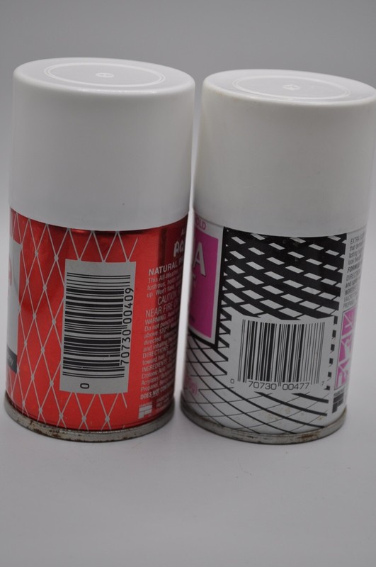 Vintage Aqua Net Mini Travel Size Prop Display Piece 2 Cans