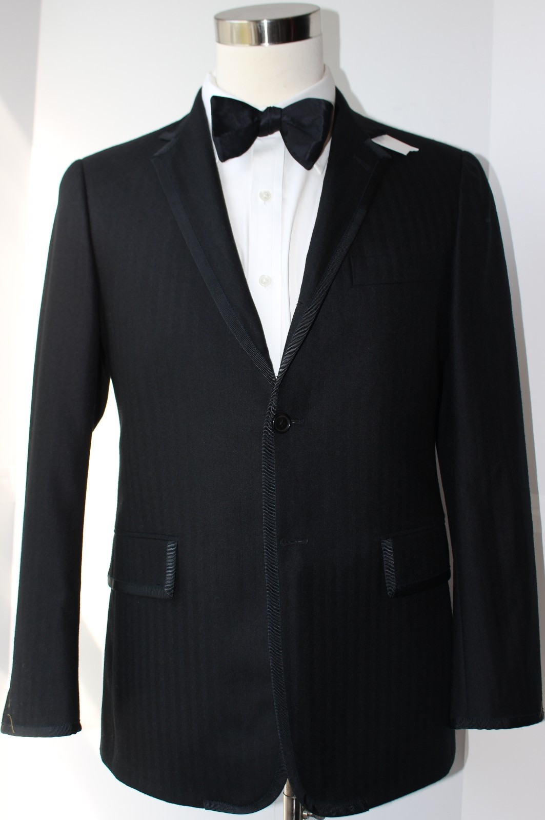 BLACK FLEECE BY BROOKS BROTHERS ジャケットBB1 Brooks Brothers Black Fleece Black Three Button Tuxedo