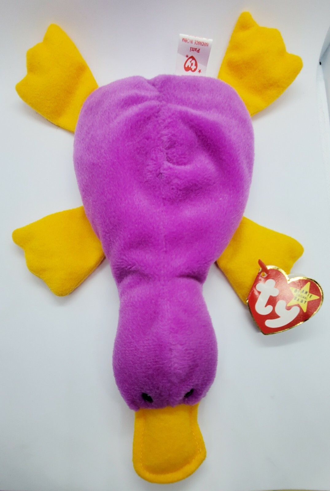 beanie baby purple platypus