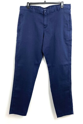 VILEBREQUIN Men's Cotton Blue Twill Stretch Pants XL  NWT